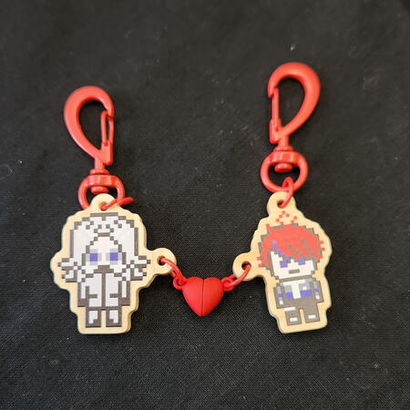 Eito and Takumi Magnetic Keychains