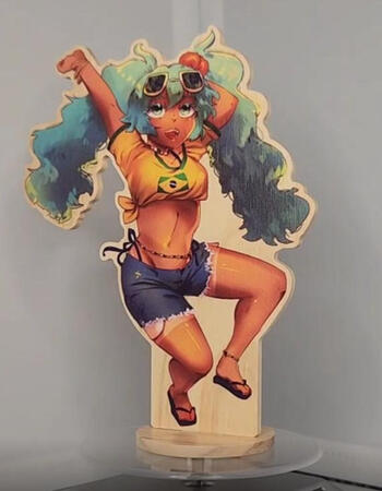 Brazilian Miku Standee