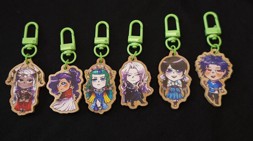 Fire Emblem: Fortune's Weave Keychains