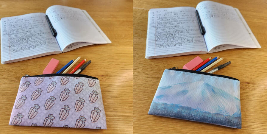 Zipper Pouches (Umamusume and Mt. Fuji)