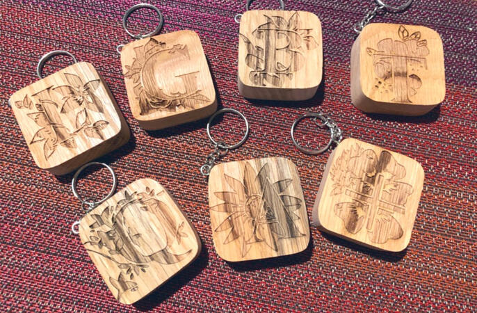 Pride Wood Charms